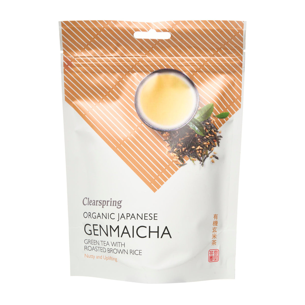 Clearspring organic loose genmaicha green tea with roasted brown rice