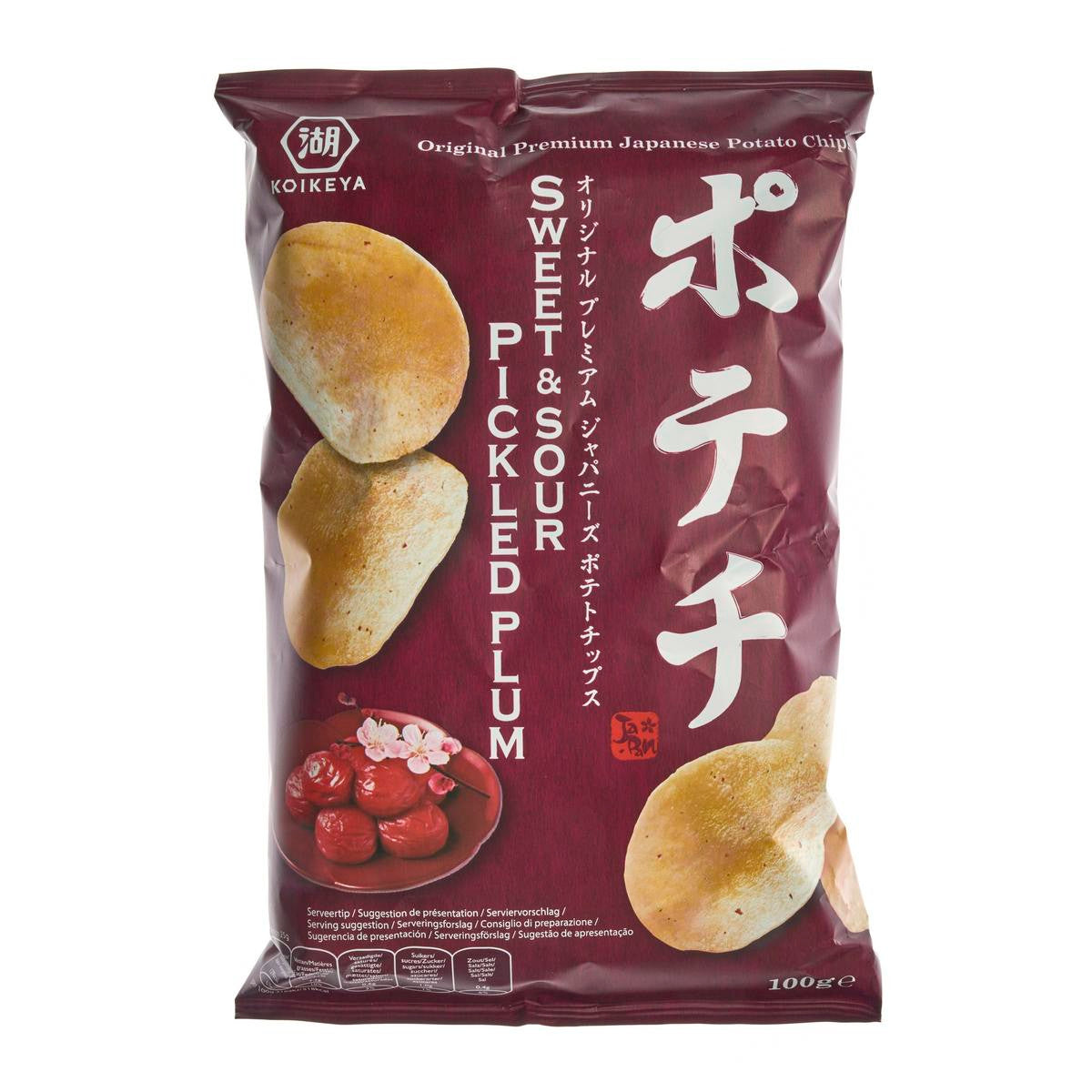 Koikeya sweet sour pickled plum crisps