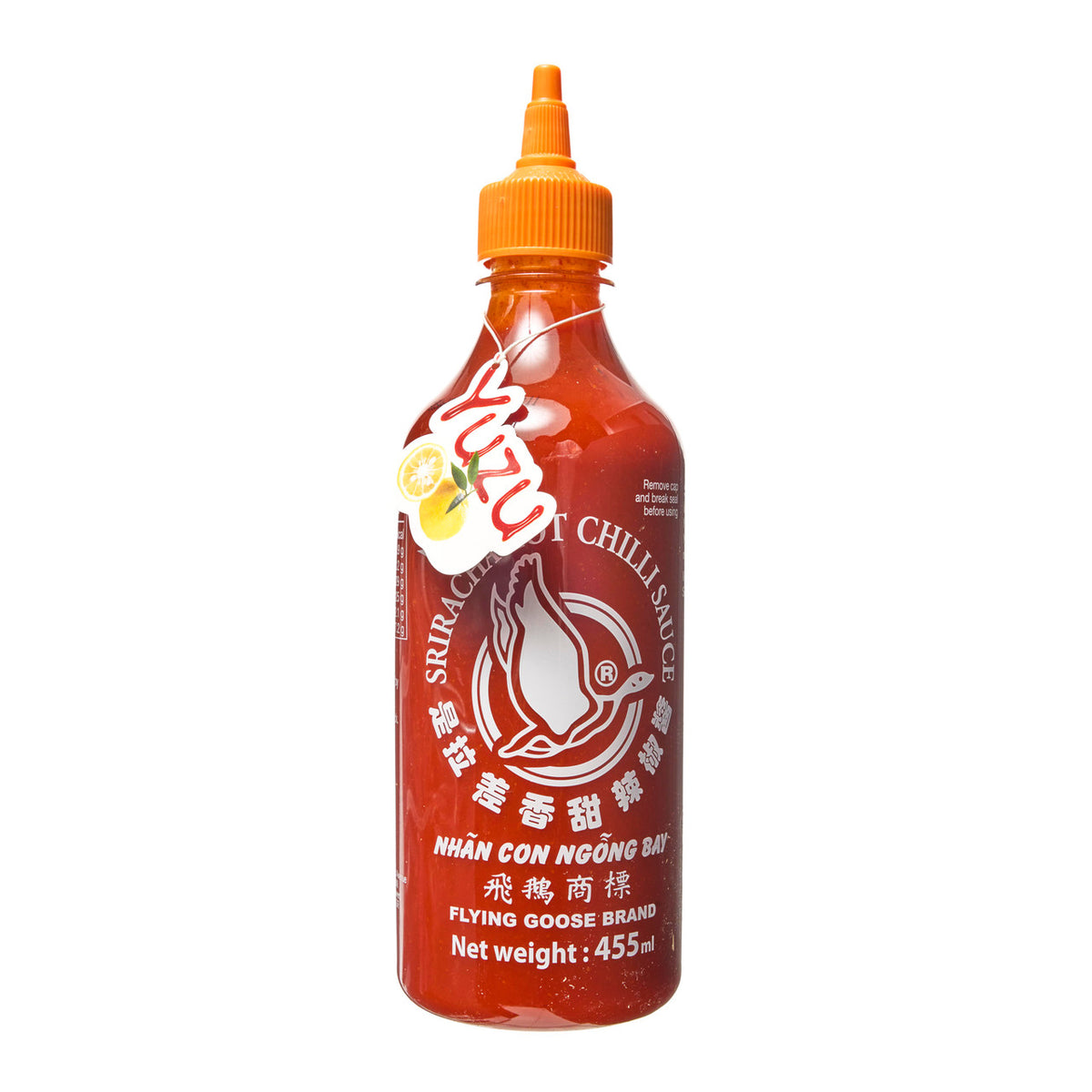 Flying goose sriracha hot chilli sauce yuzu