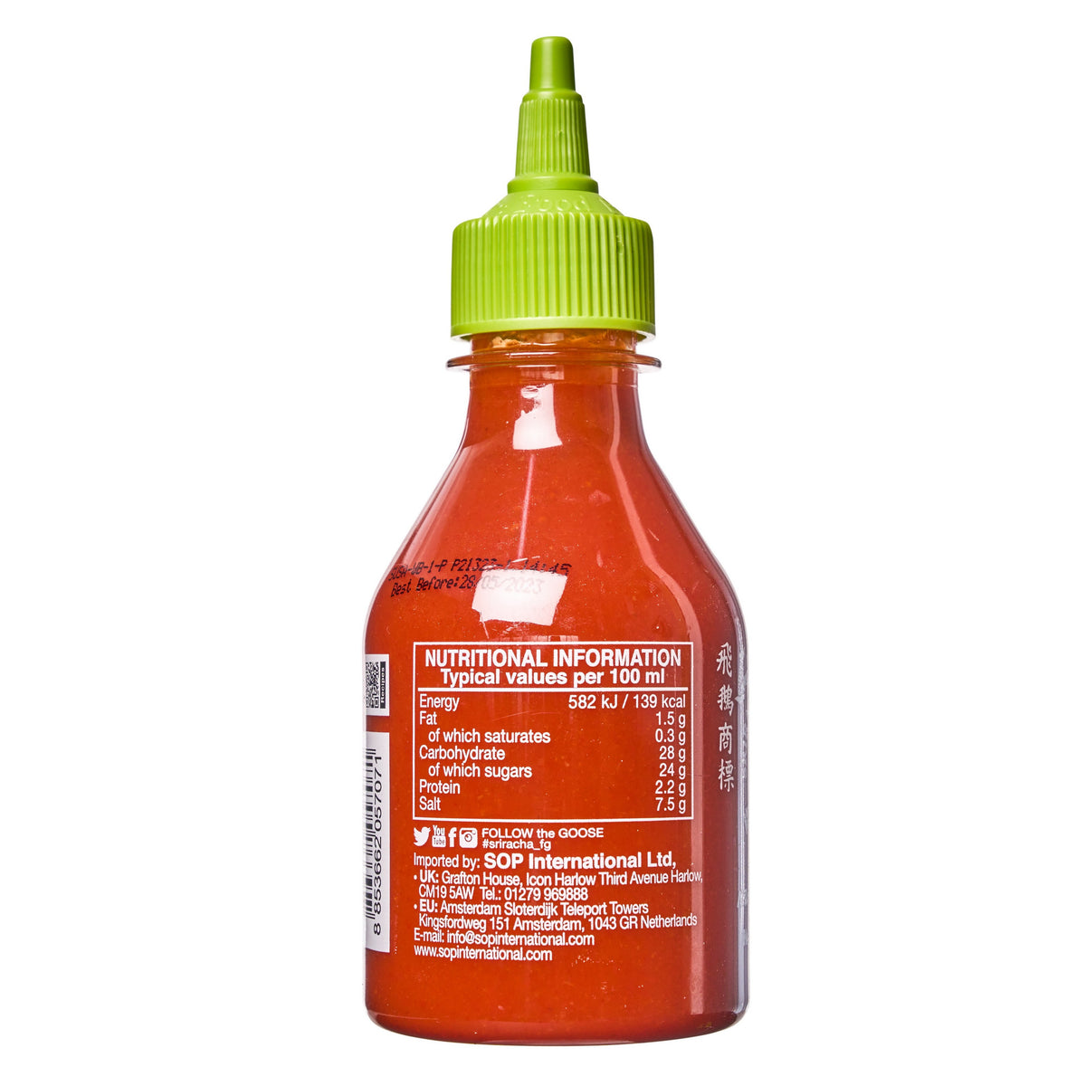 Flying Goose Sriracha Hot Chilli Sauce - Wasabi