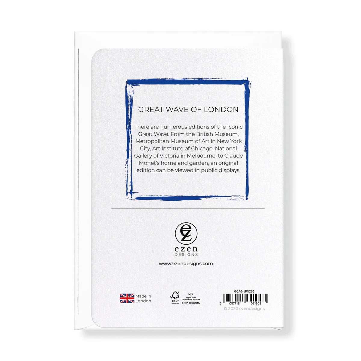 Great Wave of London Greeting Card