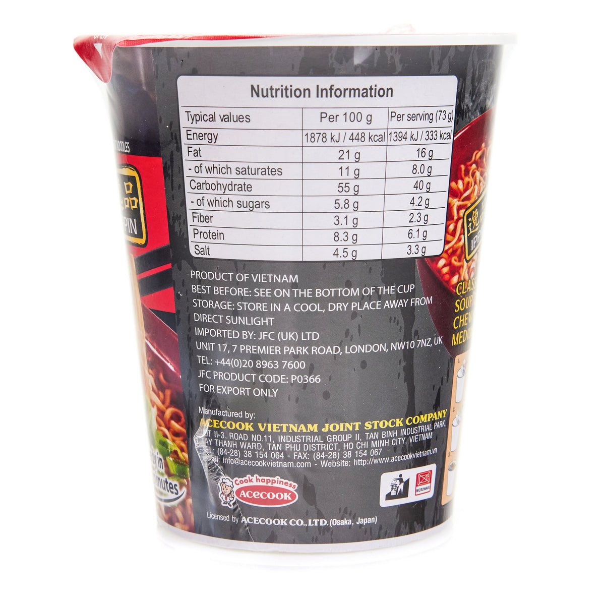 Ace Cook Ippin Soy Sauce Ramen Cup Noodles - 2