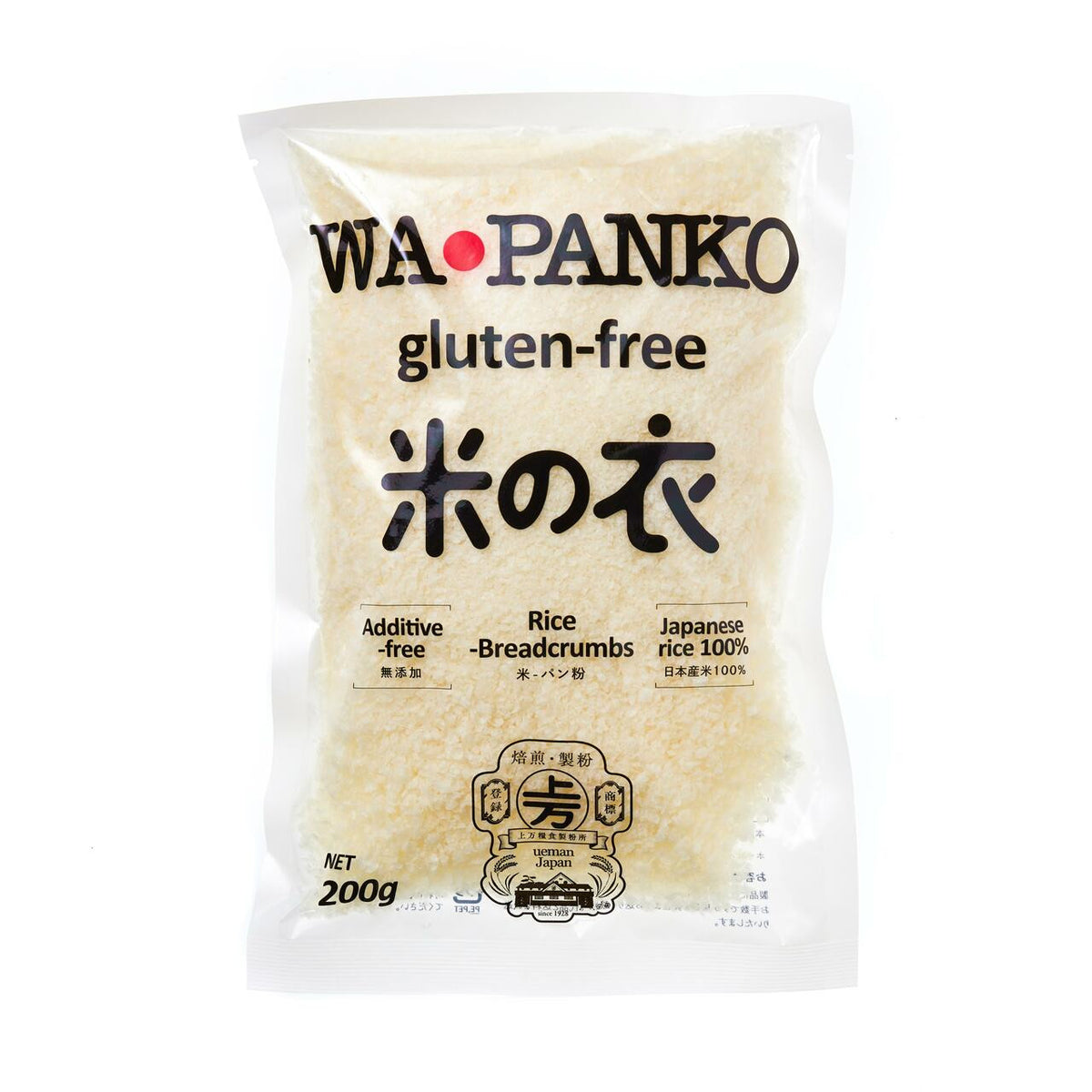Ueman wapanko gluten free rice flour panko breadcrumbs