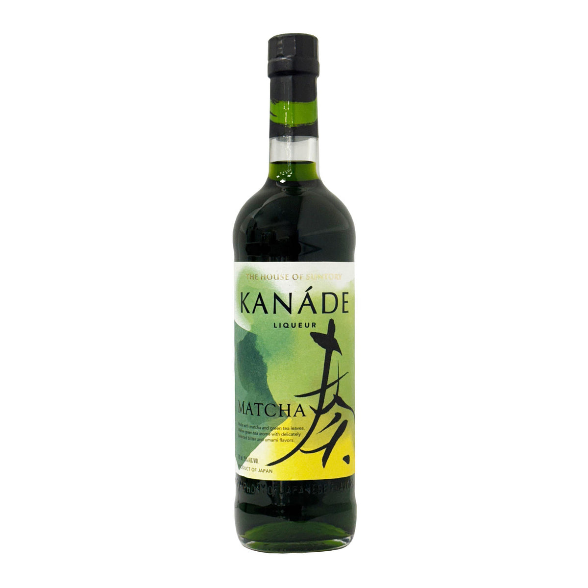 Suntory kanade japanese liqueur matcha
