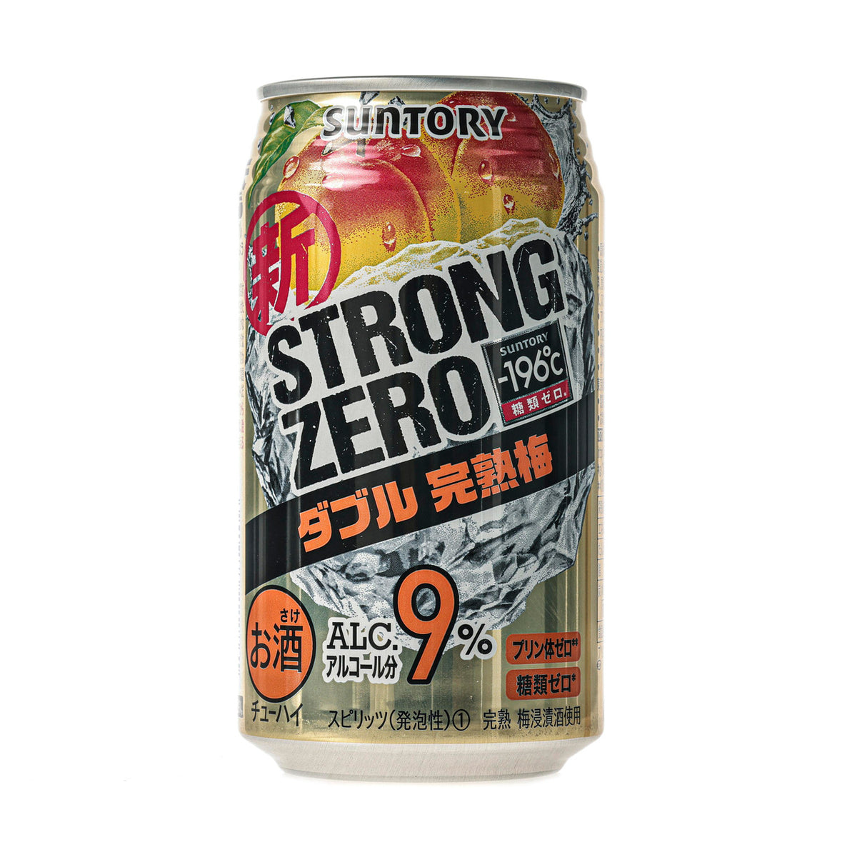 Suntory 196 c strong zero double matured plum chuhai spritzer