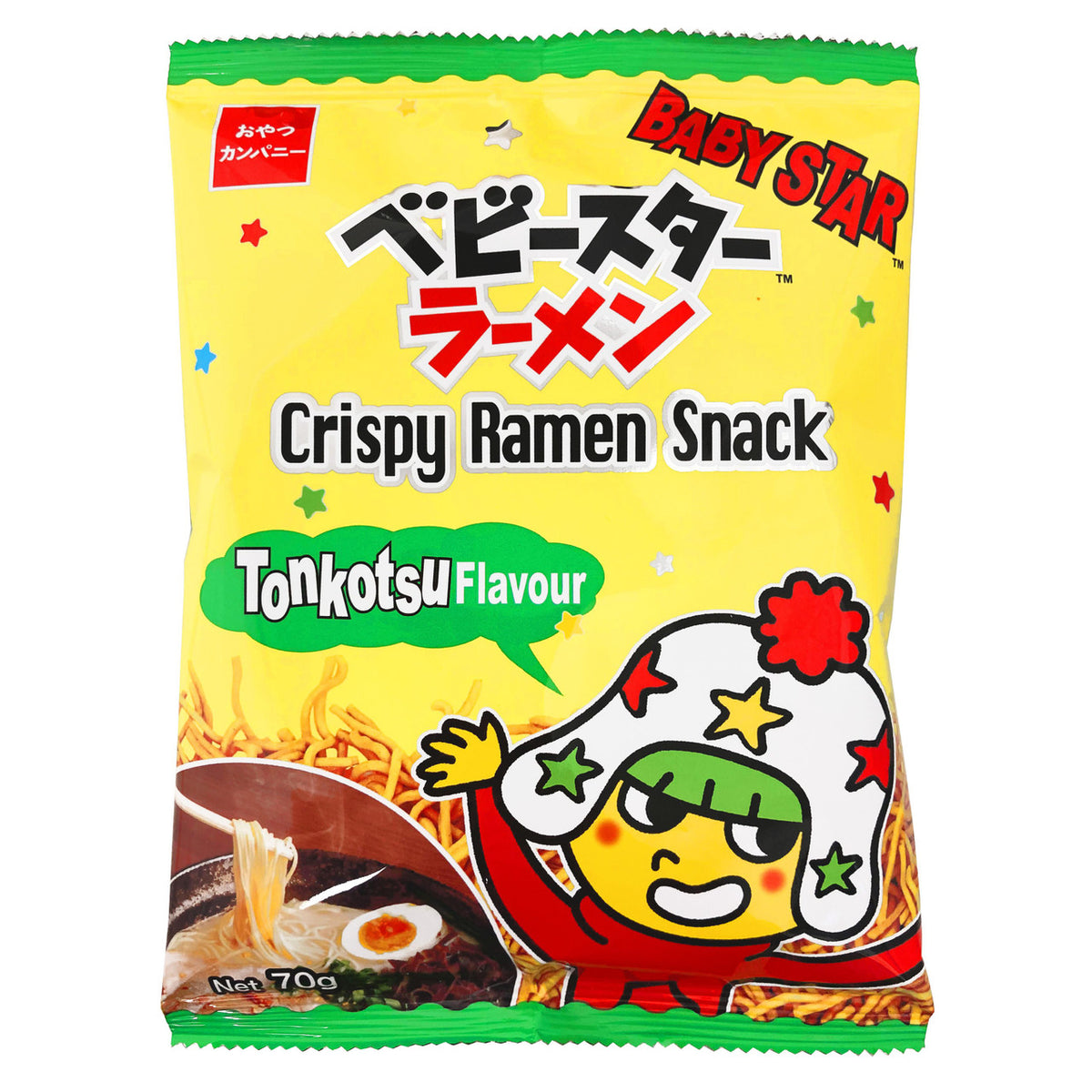 Oyatsu baby star tonkotsu flavour crispy ramen noodle snacks taiwan