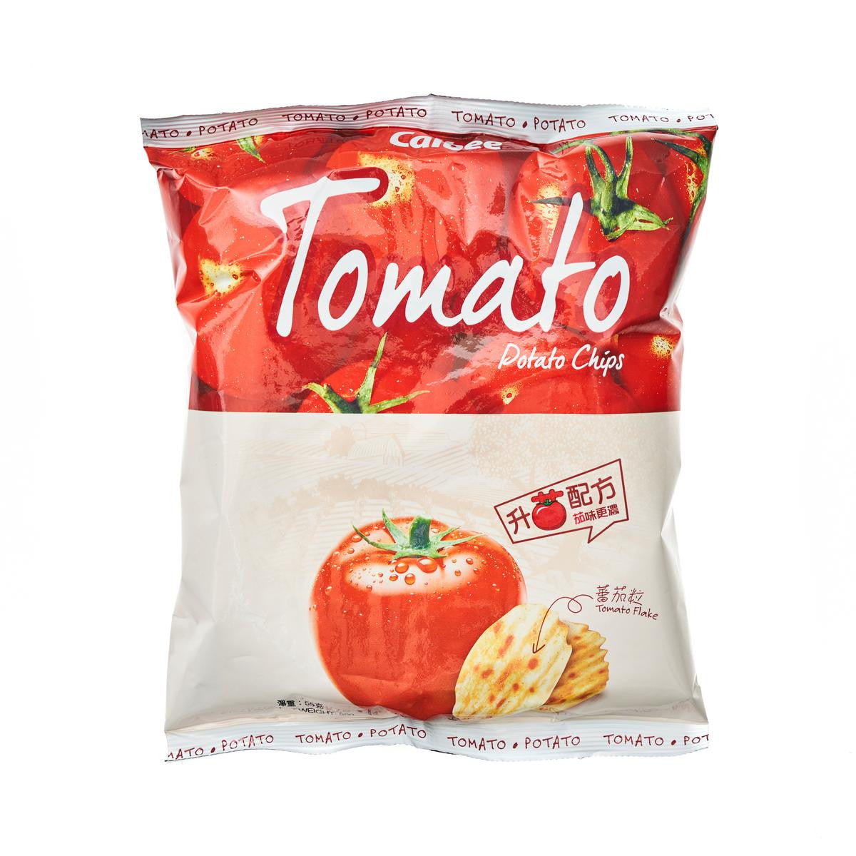 Calbee tomato flavour ridged potato crisps hong kong
