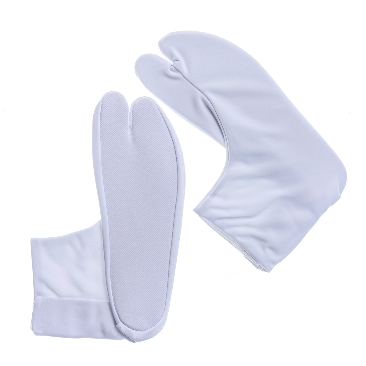 Nylon Stretch Split Toe Tabi Socks - White (Small) - 2
