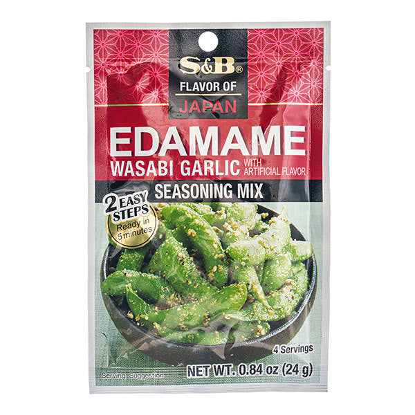 S b wasabi garlic edamame seasoning mix