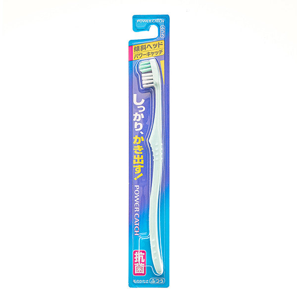 Power catch plastic antibacterial toothbrush
