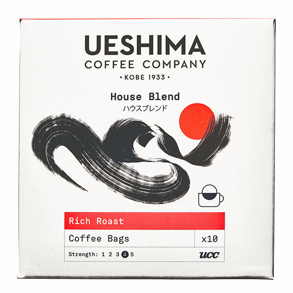 Ucc ueshima house blend rich roast coffee bags