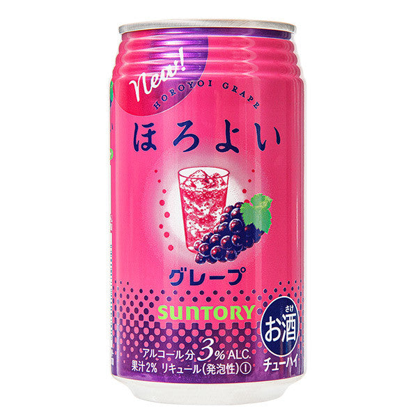 Suntory horoyoi grape chuhai spritzer