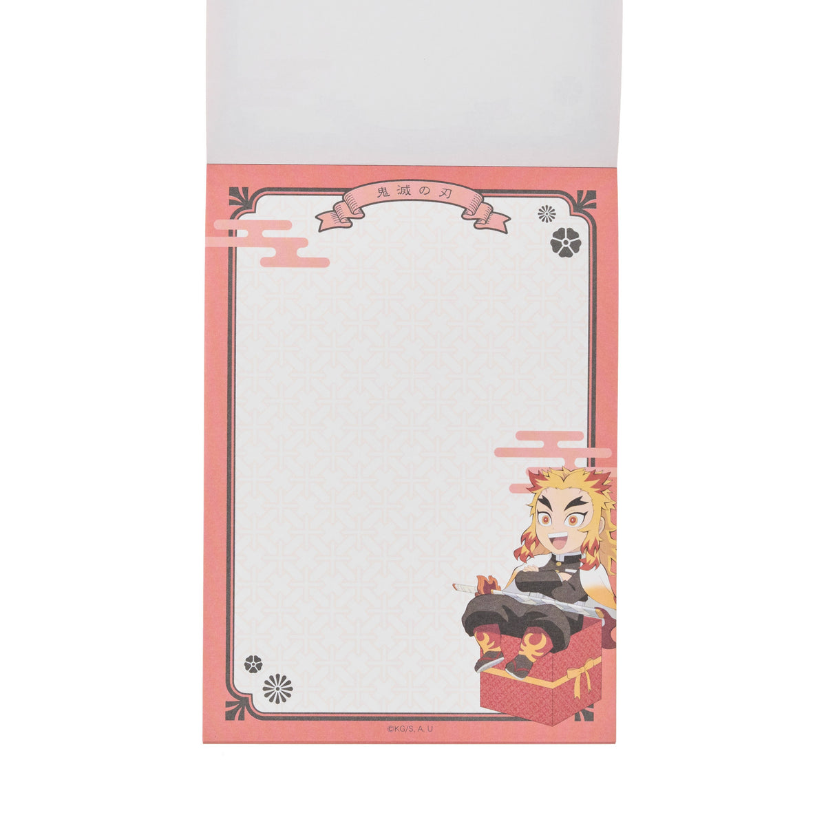 Contents Seed Demon Slayer Kimetsu no Yaiba Memo Pad, Rengoku