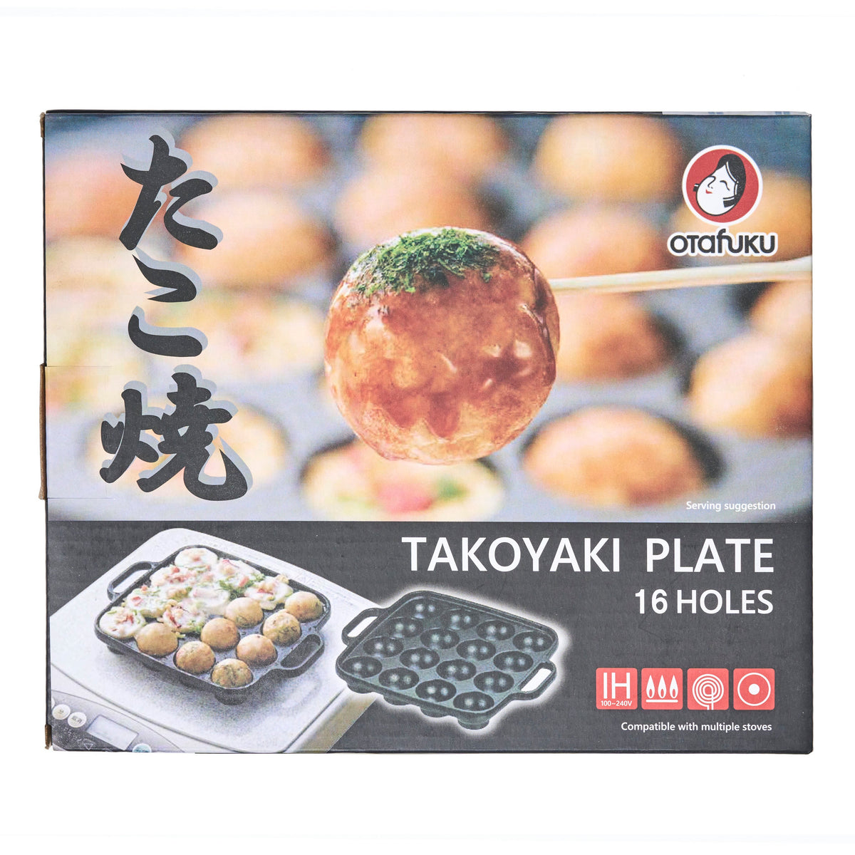 Otafuku Takoyaki Plate 16 Holes