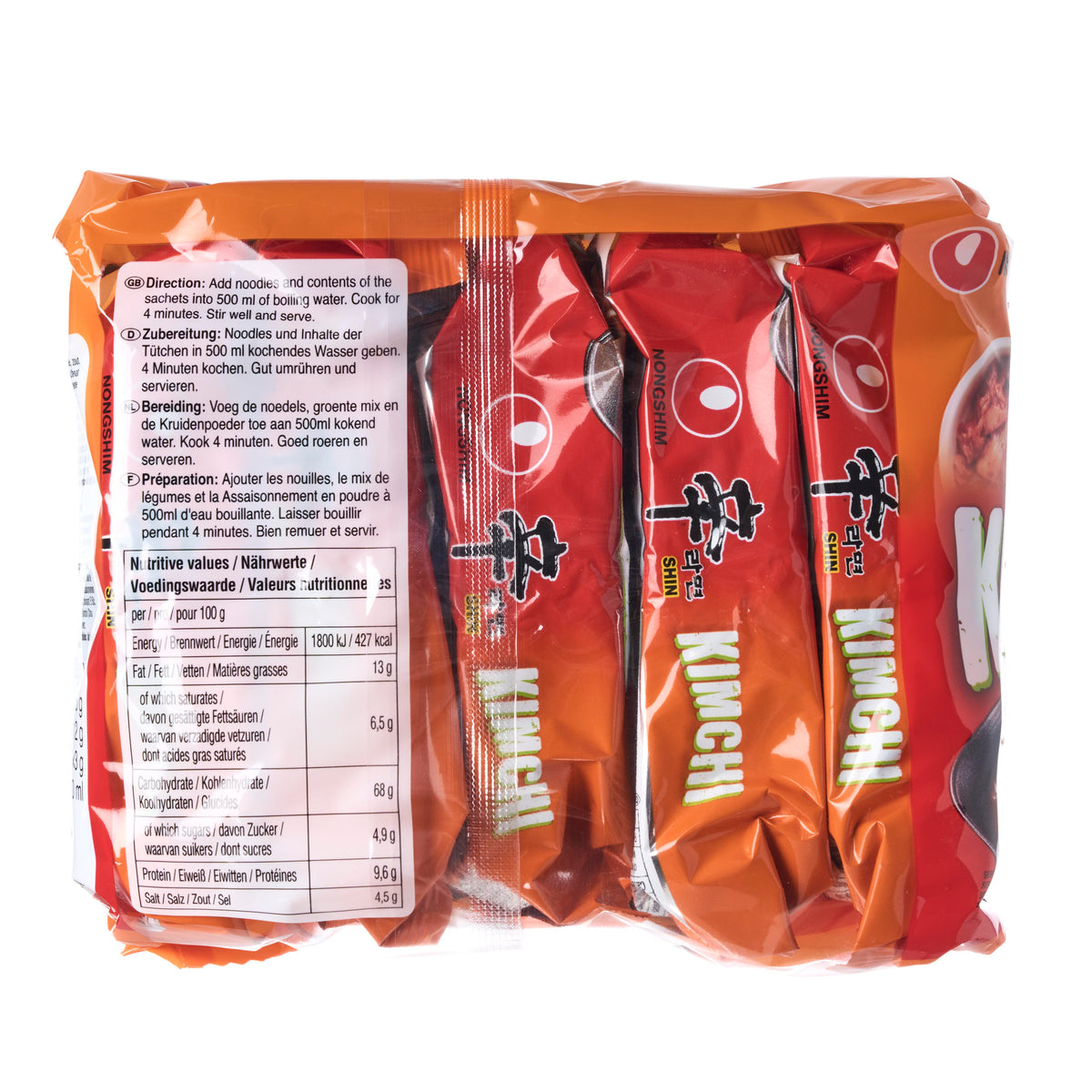 Nong Shim Kimchi Ramen Multipack