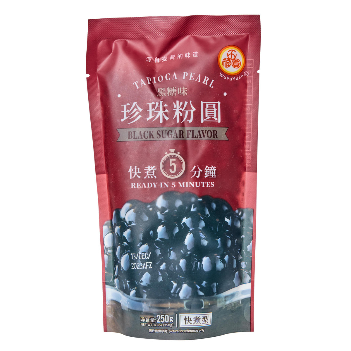 Wu fu yuan brown sugar flavour tapioca pearls