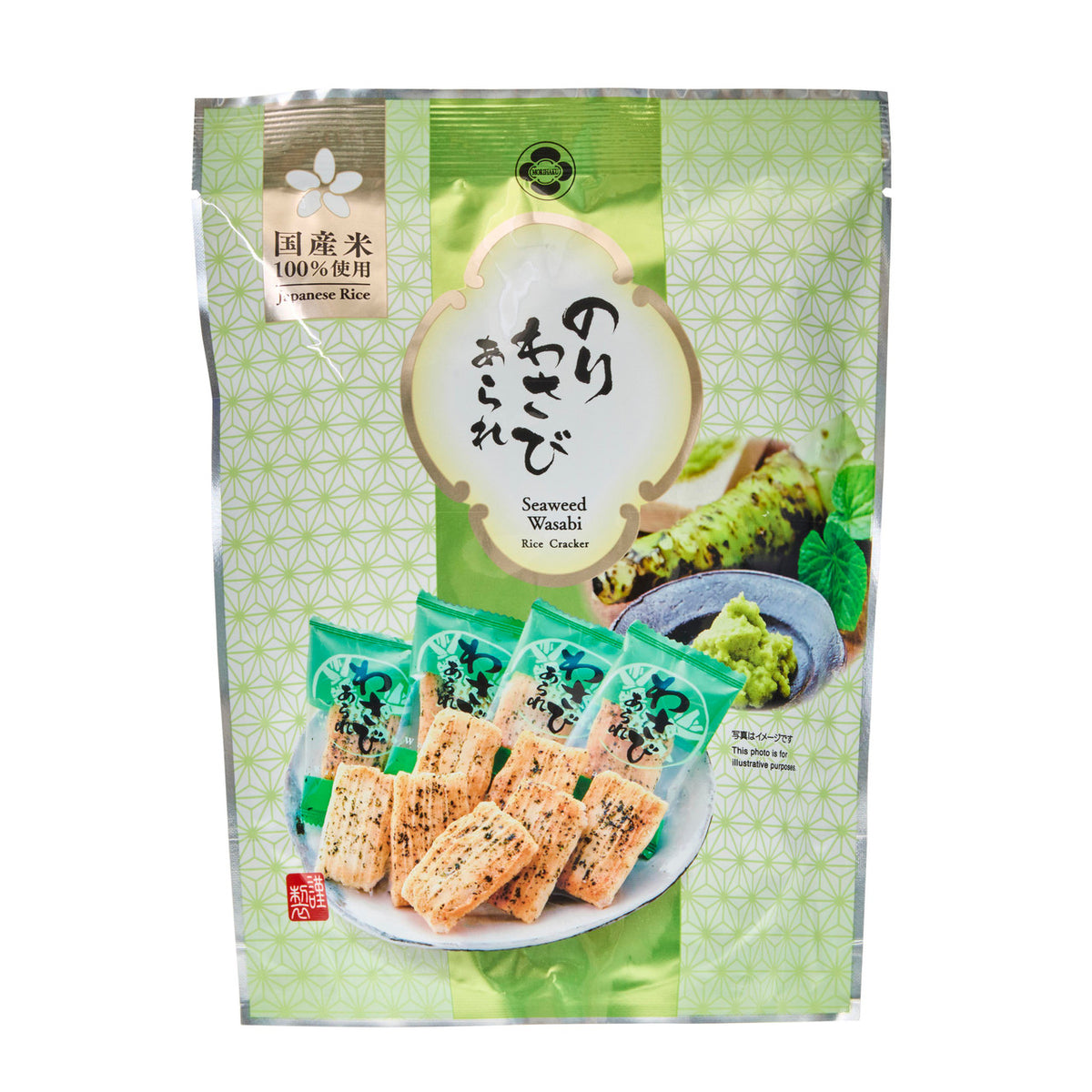 Morihaku seika nori and wasabi rice crackers