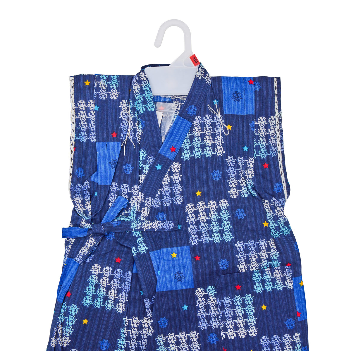Boys' Jinbei dress Ichimatsu for 110cm tall - 2