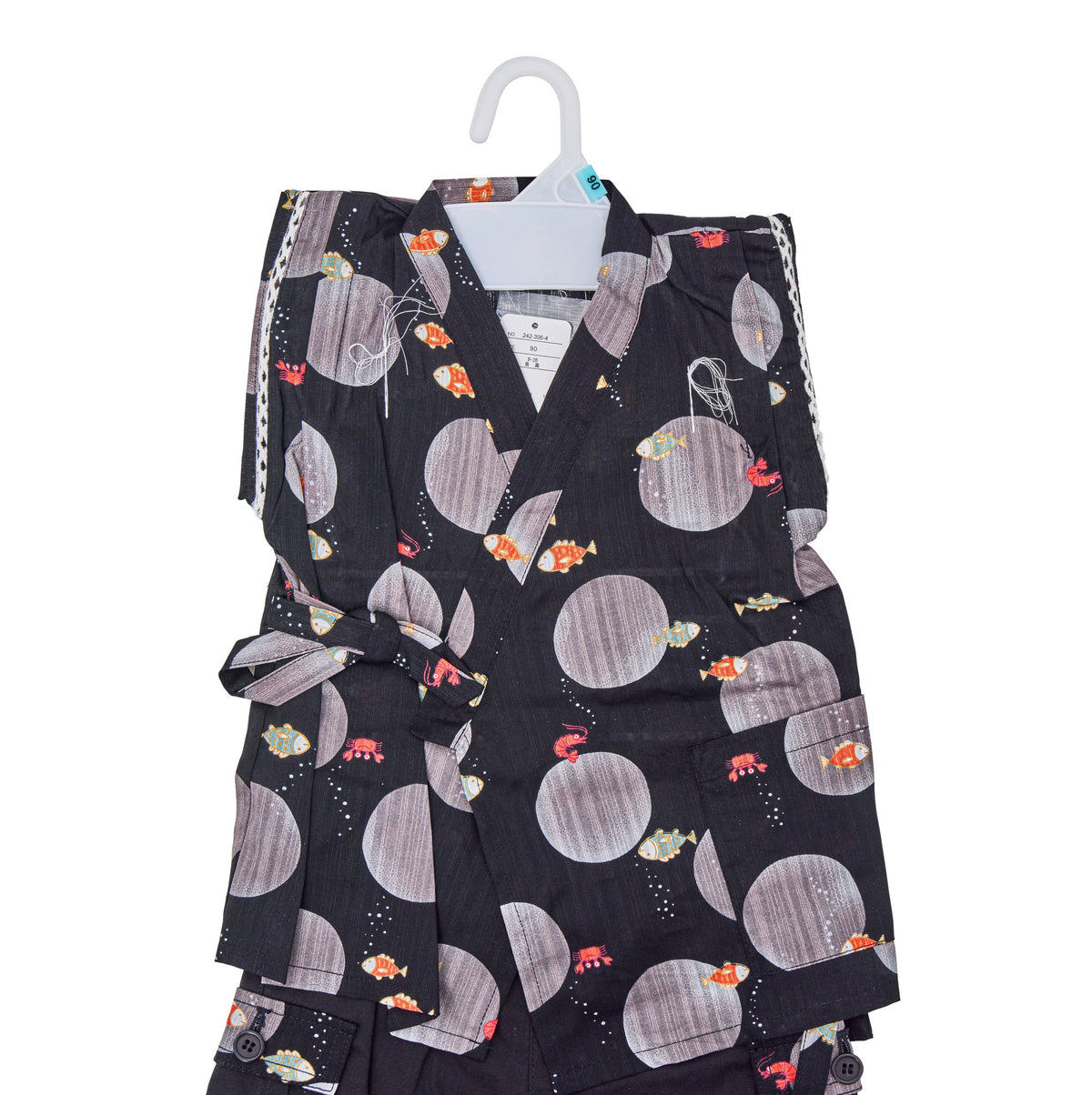 Boys' Jinbei dress Fish for 90cm tall - 2
