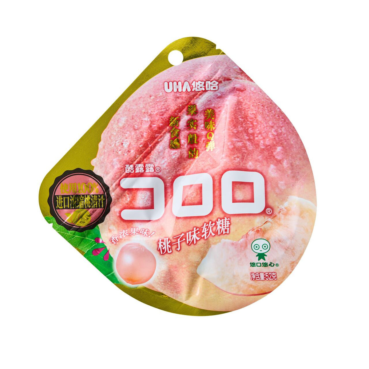 Mikakuto kororo peach flavoured gummy china