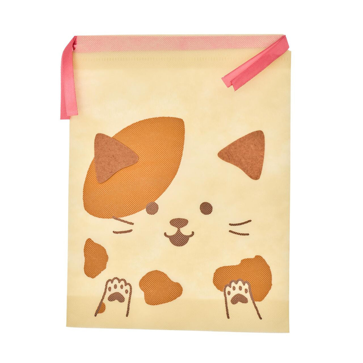 Japan centre coin store non woven drawstring bag applique animal