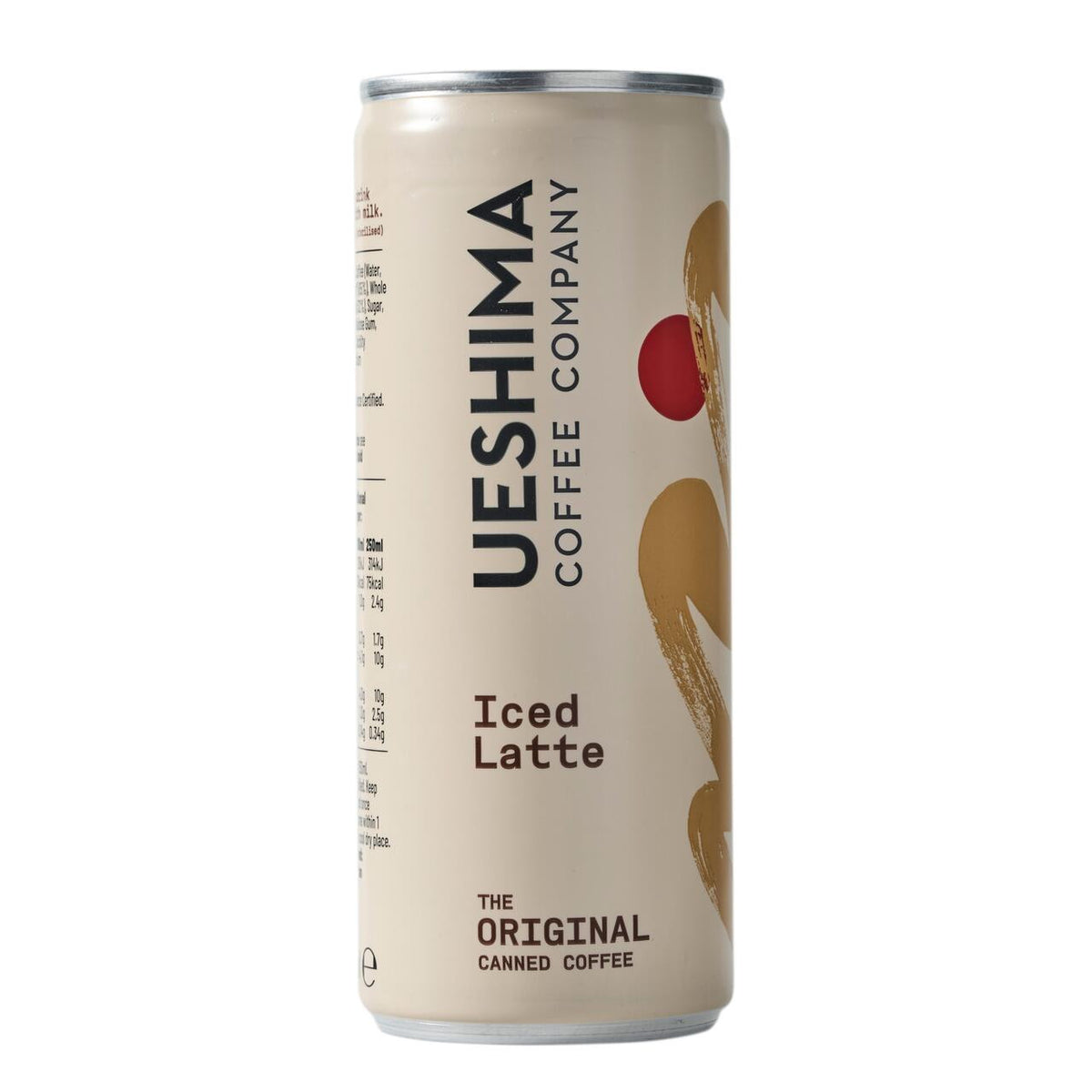 Ucc ueshima iced cafe latte can