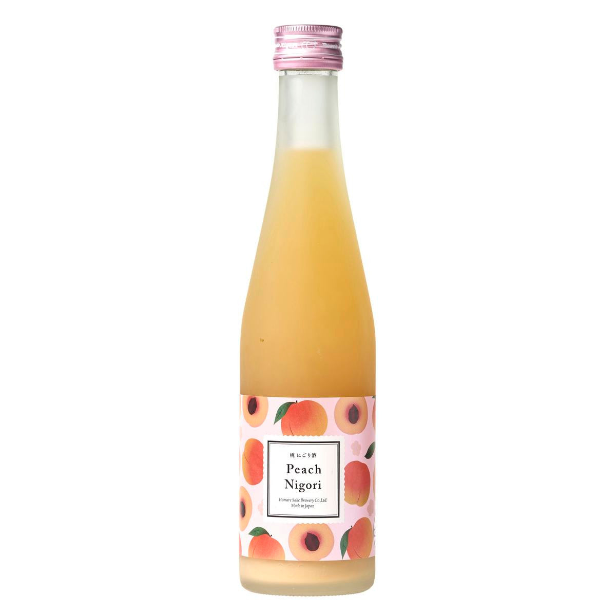 Homare shuzo peach nigori sake