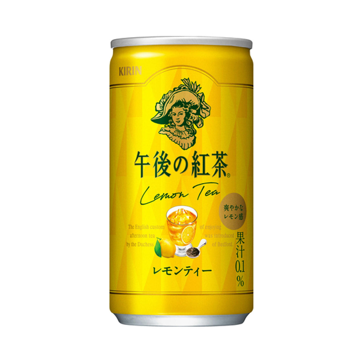 Kirin gogo no kocha lemon black tea can