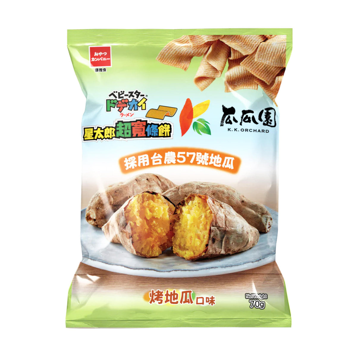 Oyatsu baby star sweet potato flavour wide ramen snacks taiwan