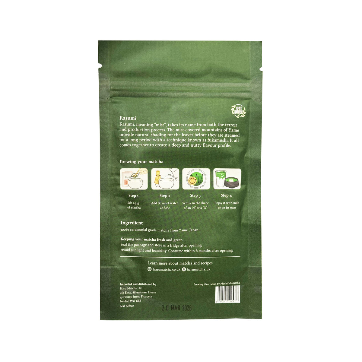 Haru Kasumi Matcha Powder