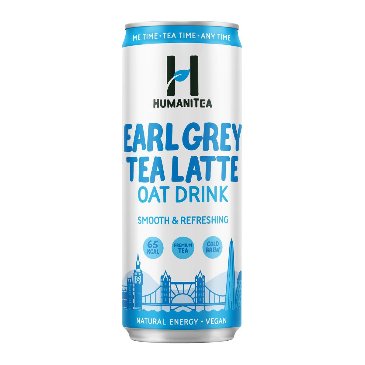 Humanitea cold brew earl grey tea latte oat drink