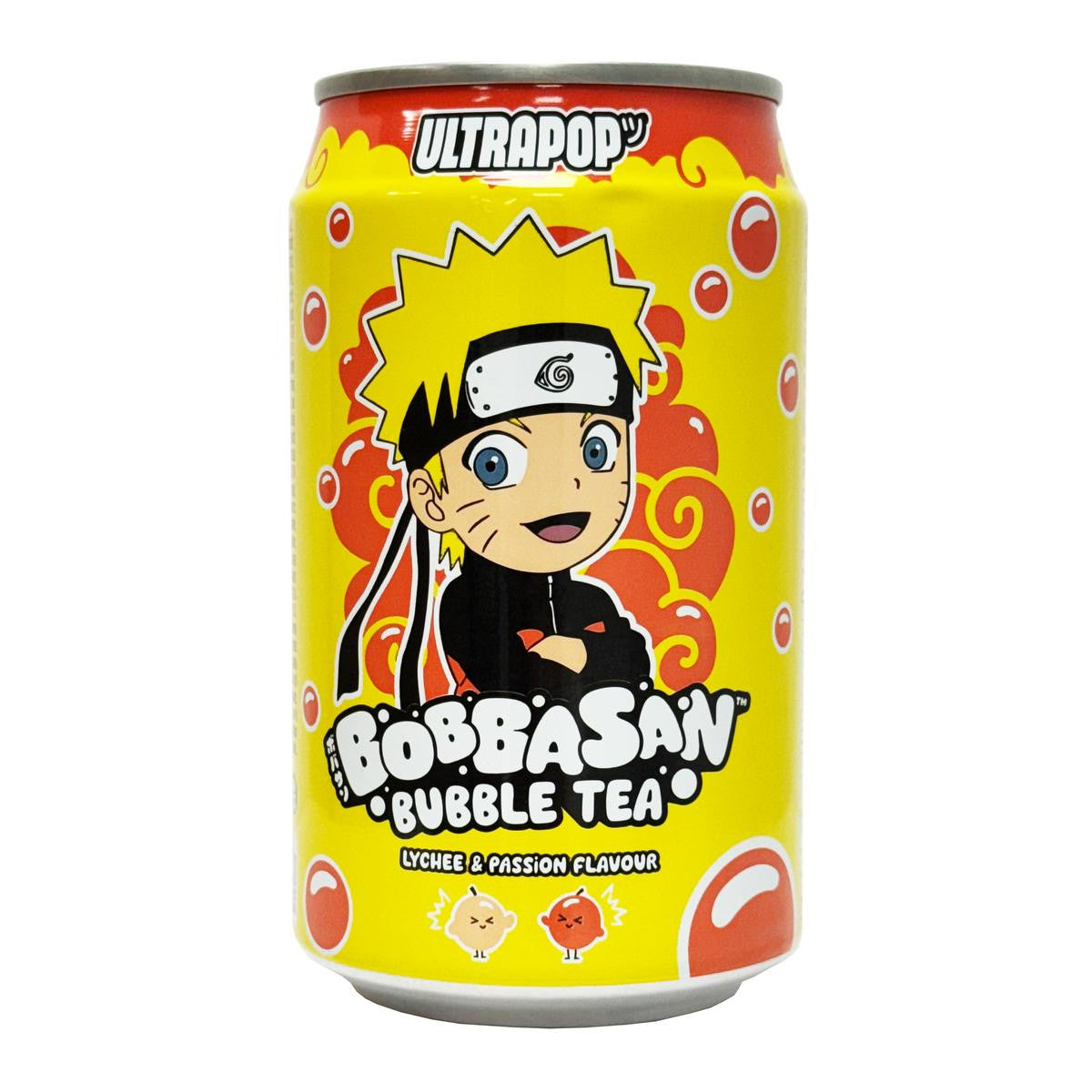Naruto ultra pop bobbasan bubble tea lychee and passion flavour