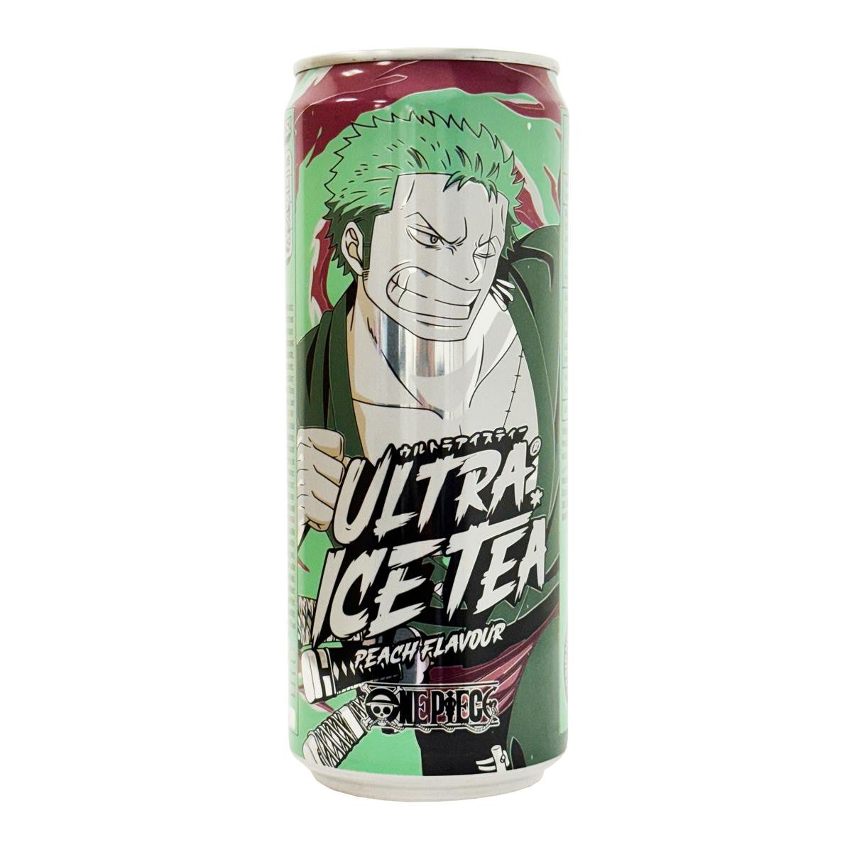 One piece ultra ice tea can peach flavour zoro