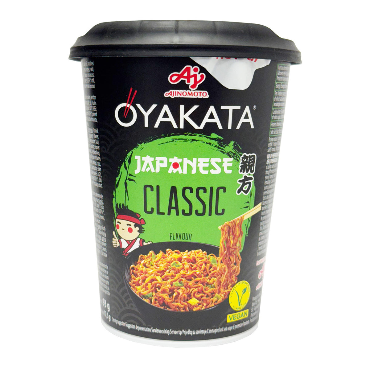 Ajinomoto oyakata japanese classic yakisoba flavour instant cup noodles