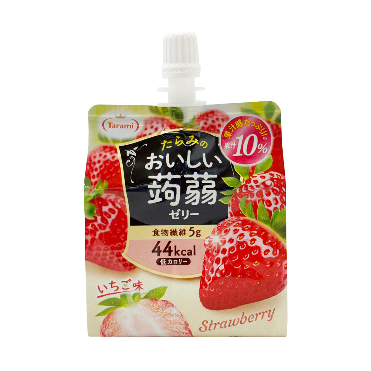 Tarami strawberry konnyaku jelly drink
