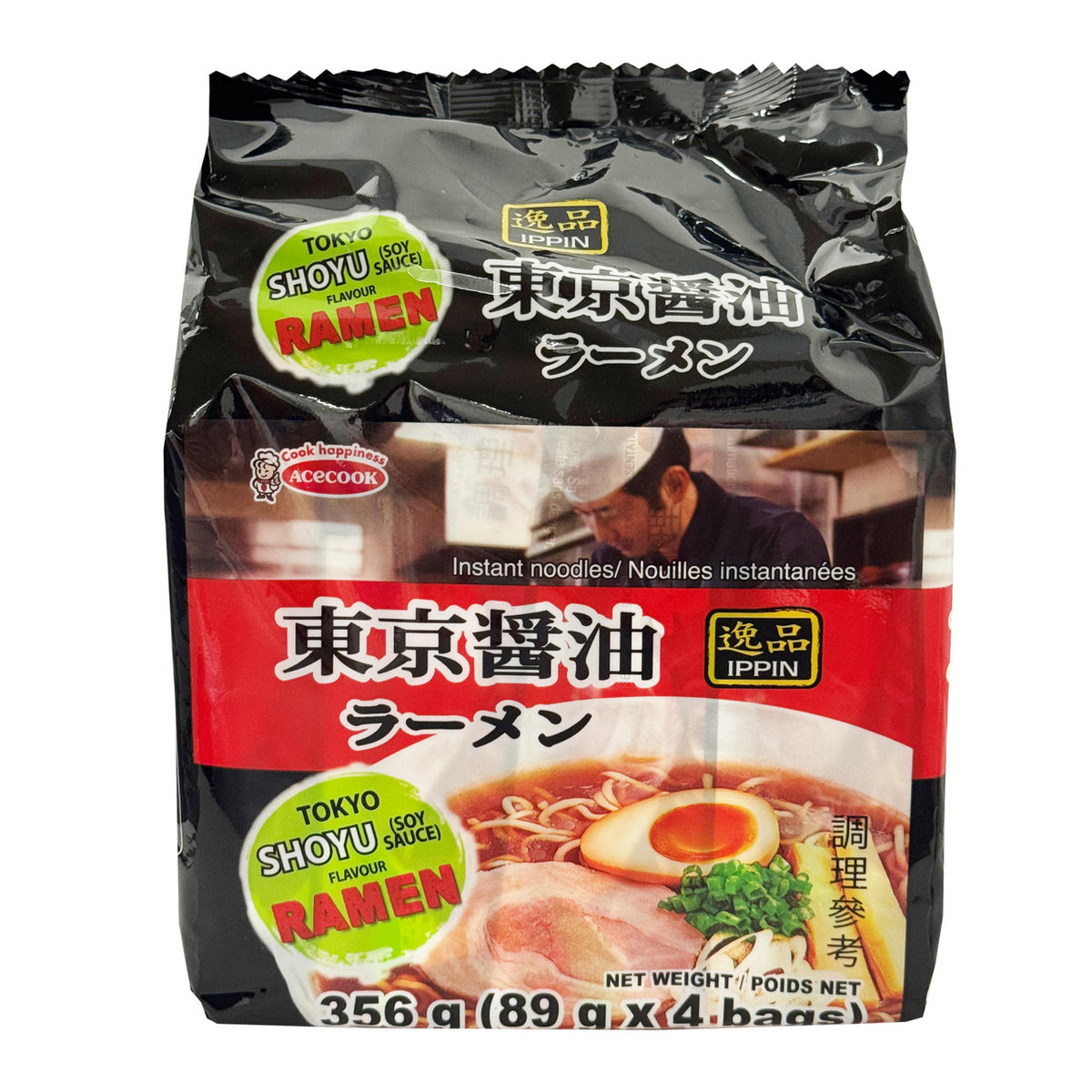 Ace cook ippin soy sauce ramen noodles