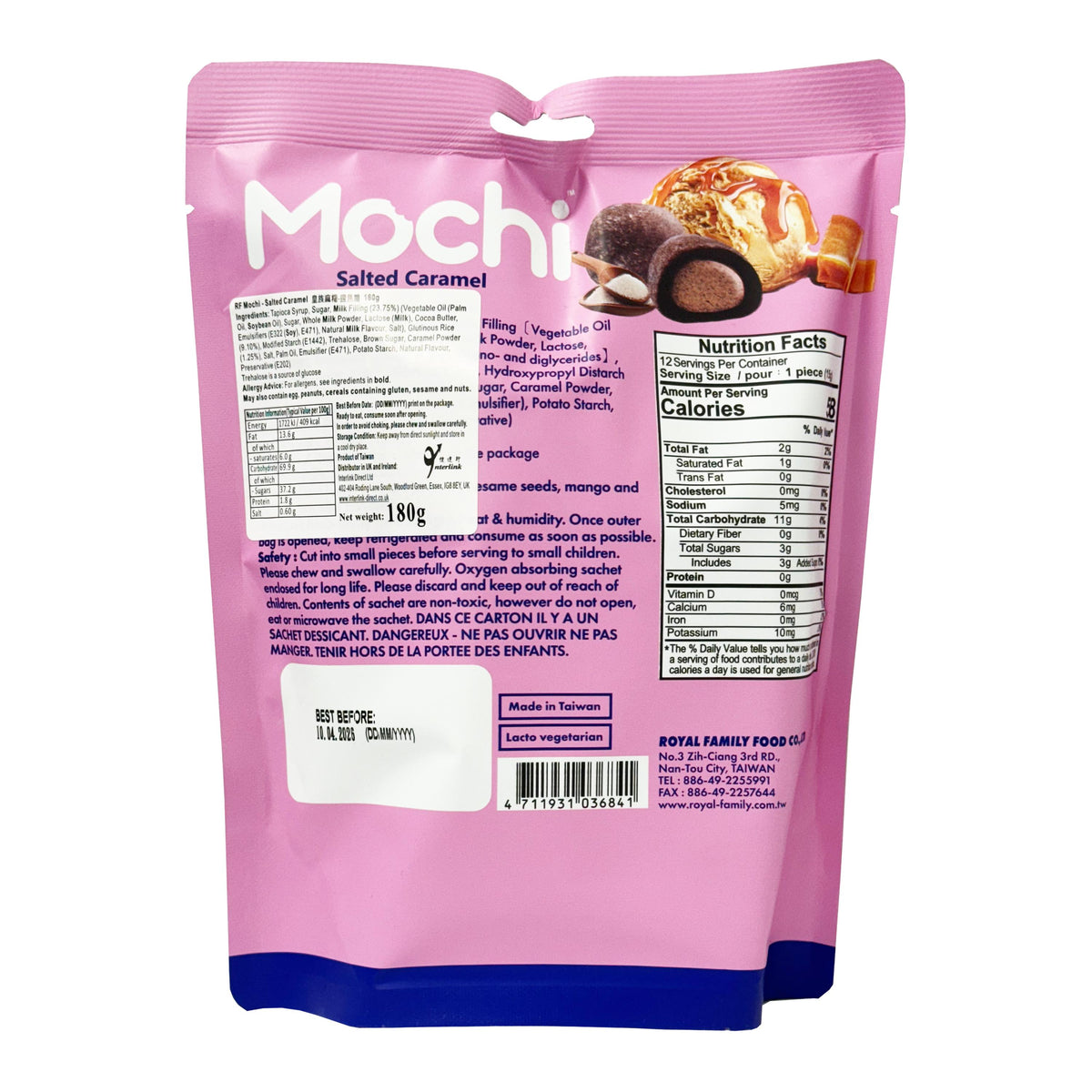 Royal Family Mochi - Salted Caramel