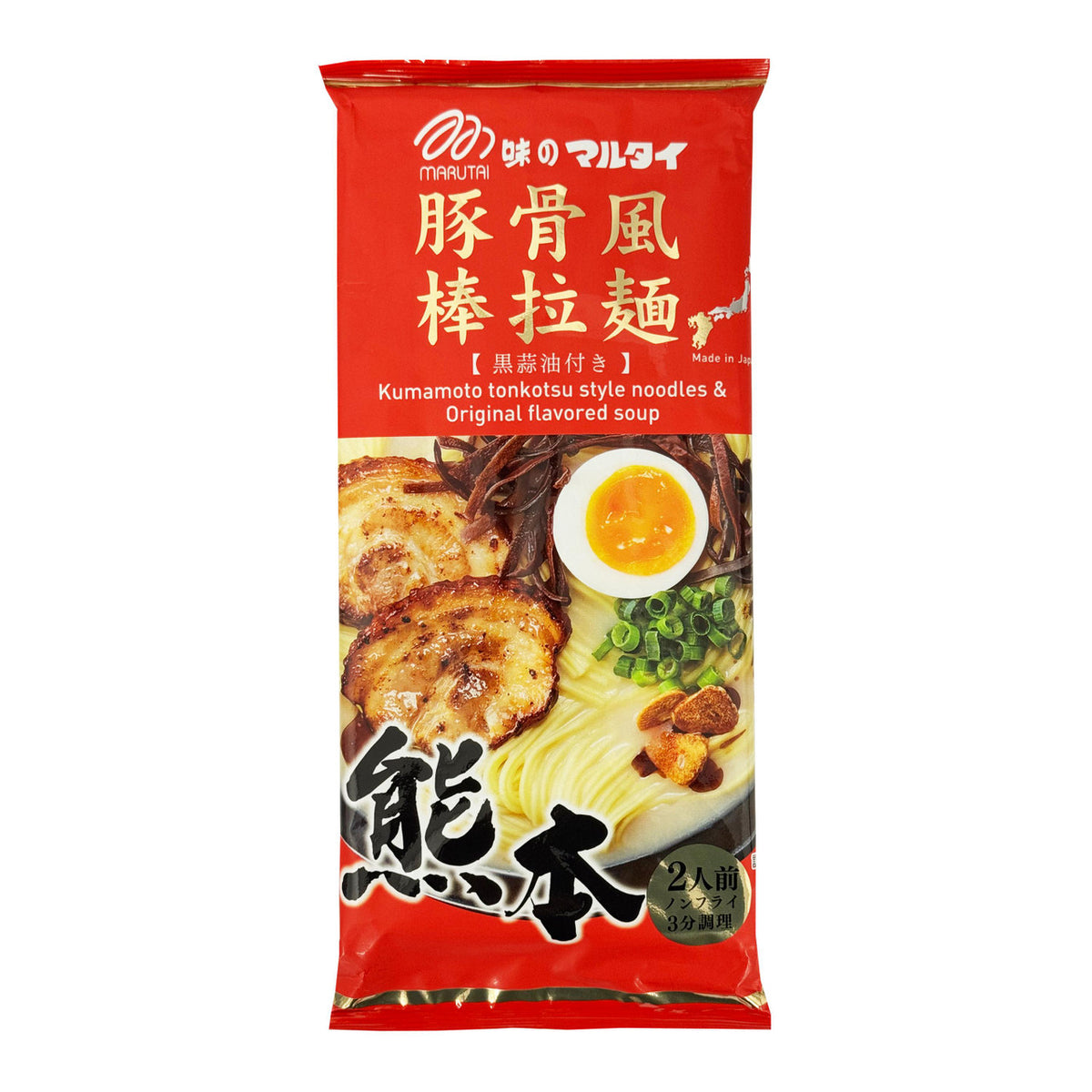 Marutai kumamoto style tonkotsu ramen