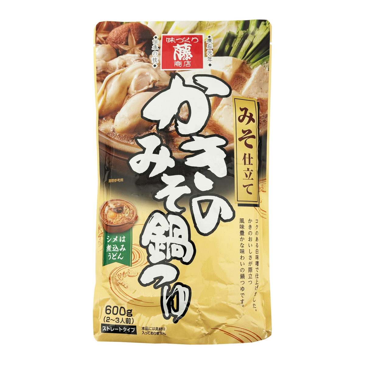 Fuji shoten oyster miso nabe hot pot soup base