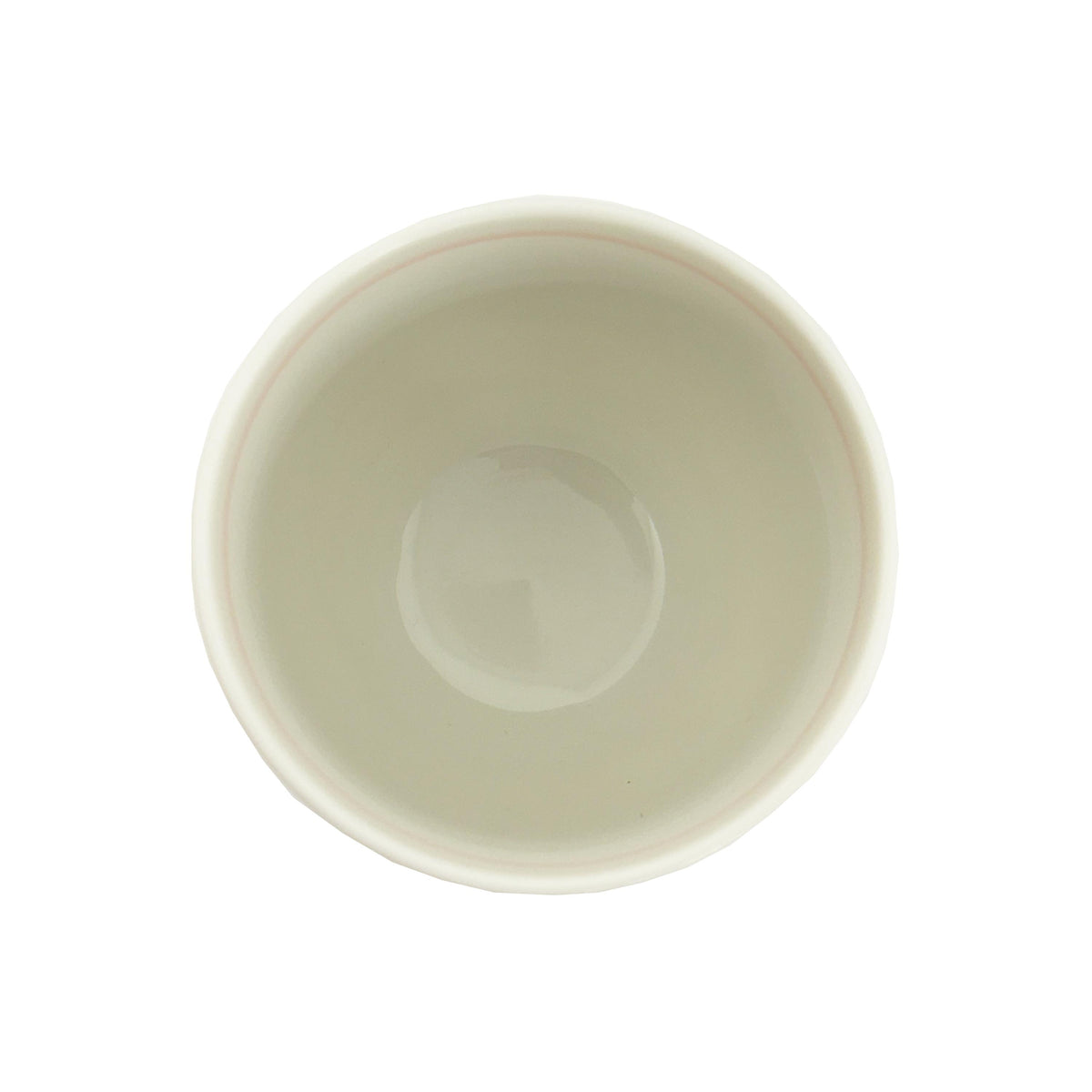 Yamakiikai Ceramic Teacup Set, White and Pink Checkered Sakura Cherry Blossom Pattern - 2