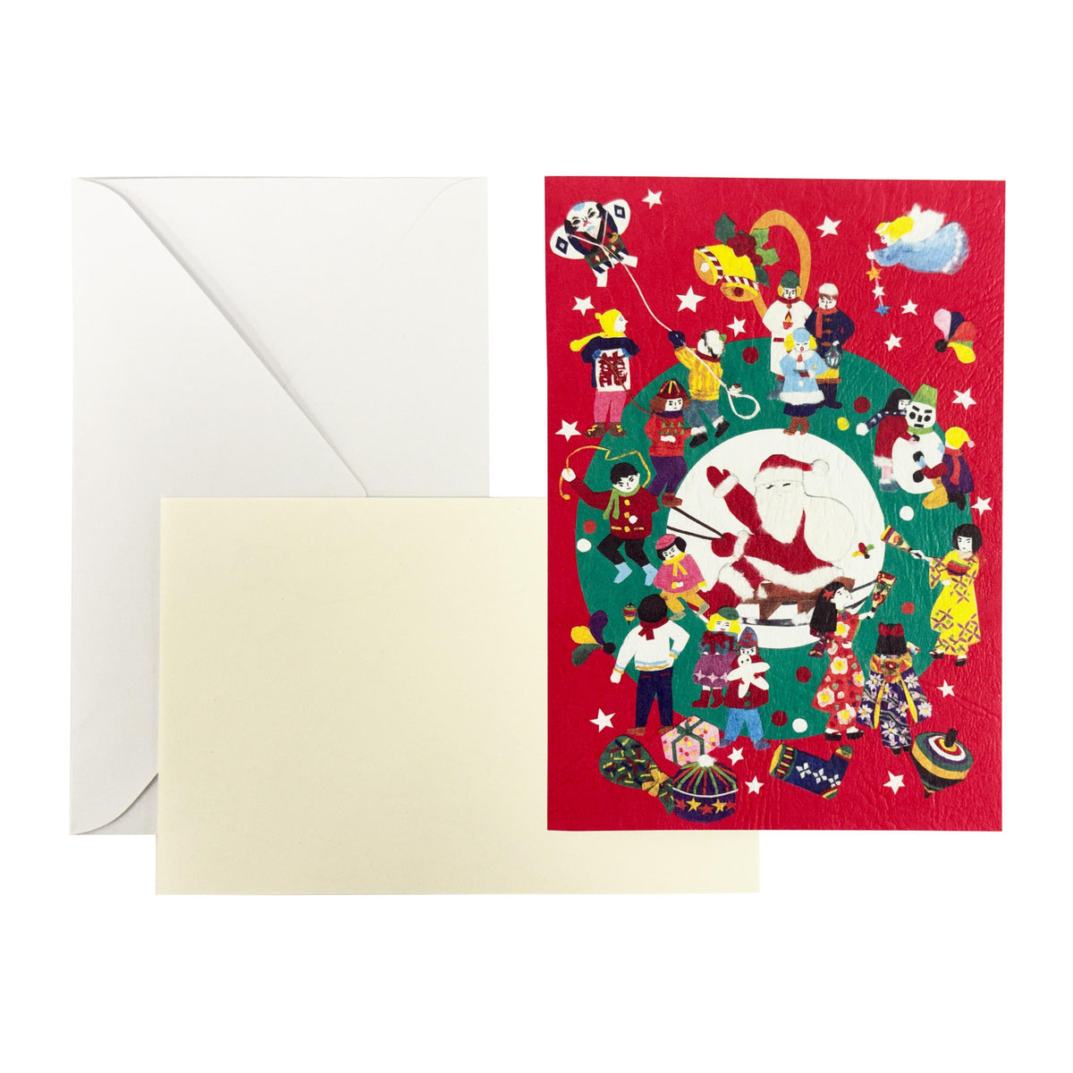 Fukuiasahido Christmas Santa Card