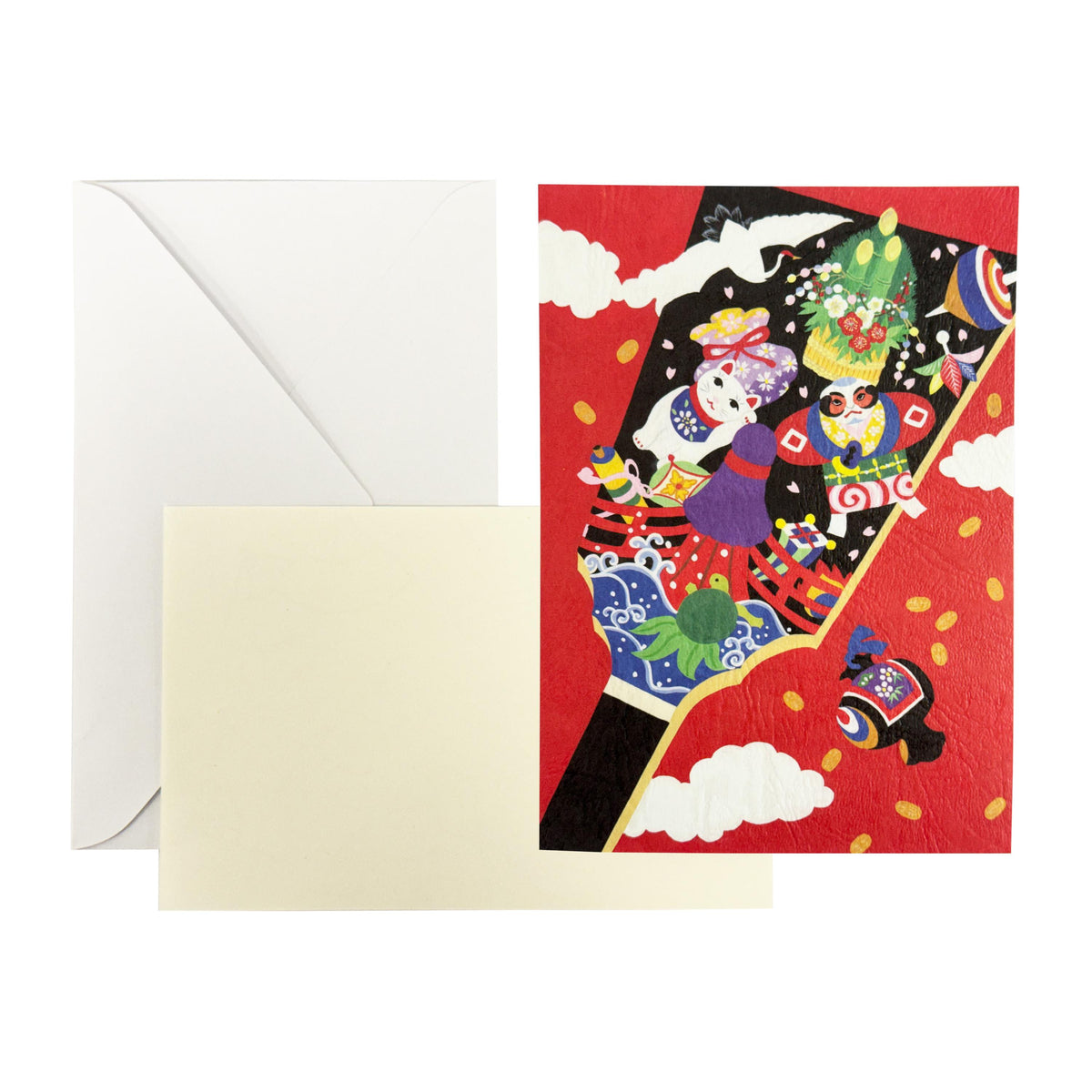 Fukuiasahido New Year Hagoita Card