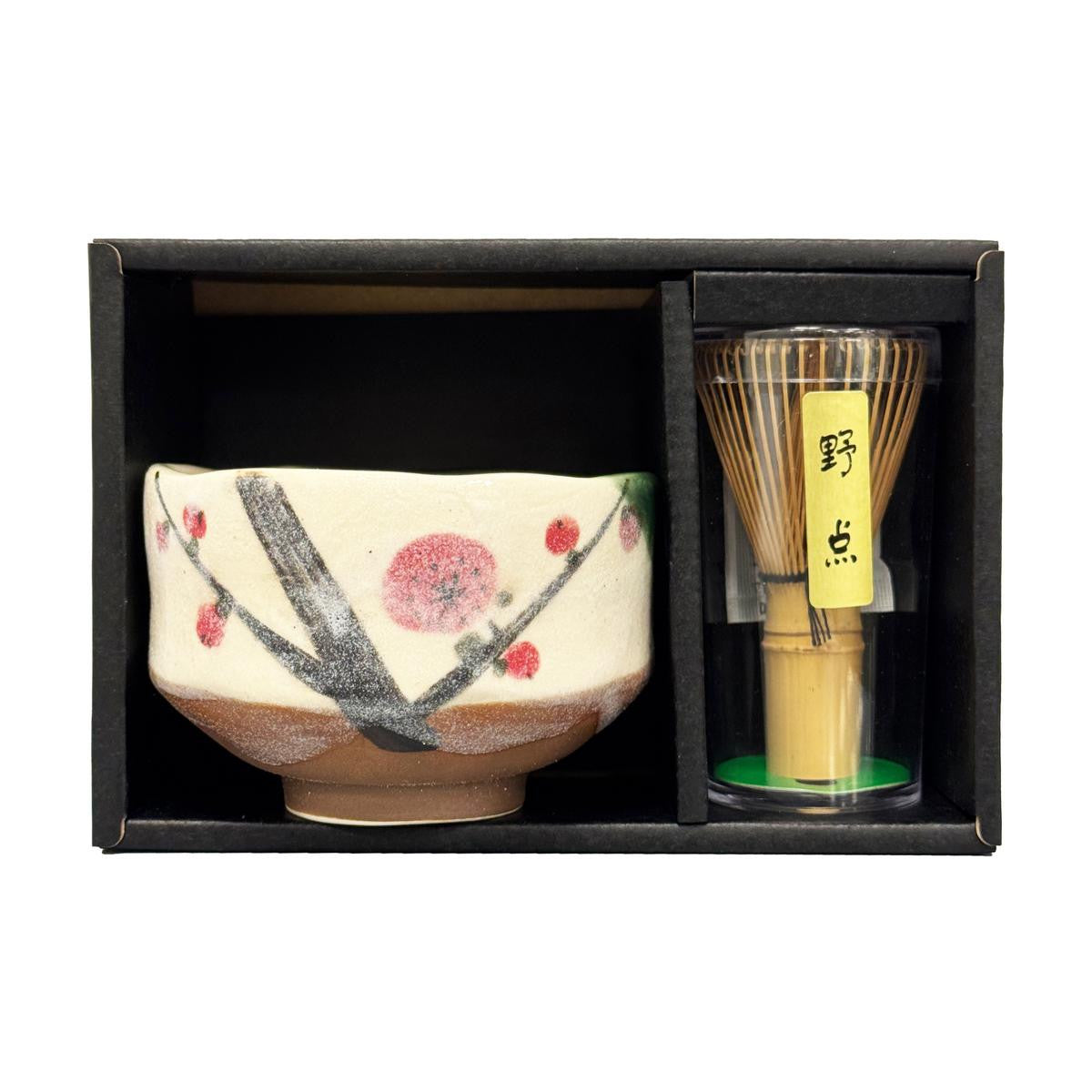 Oribe plum mini matcha bowl and tea whisk set