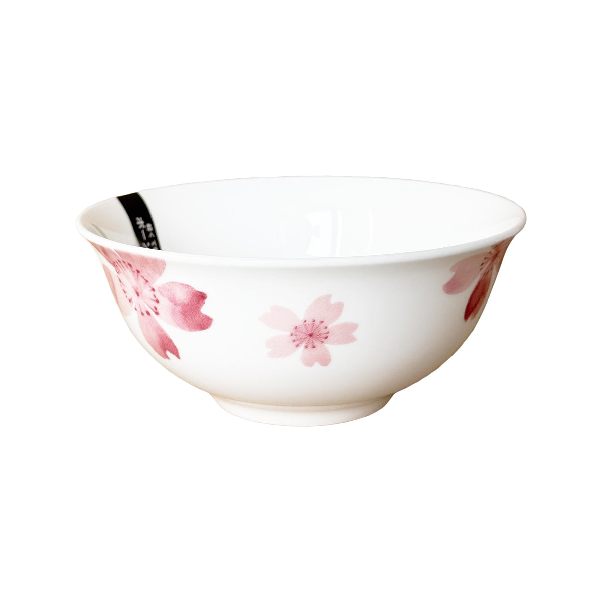 Ceramic Rice Bowl - White, Sakura Pattern