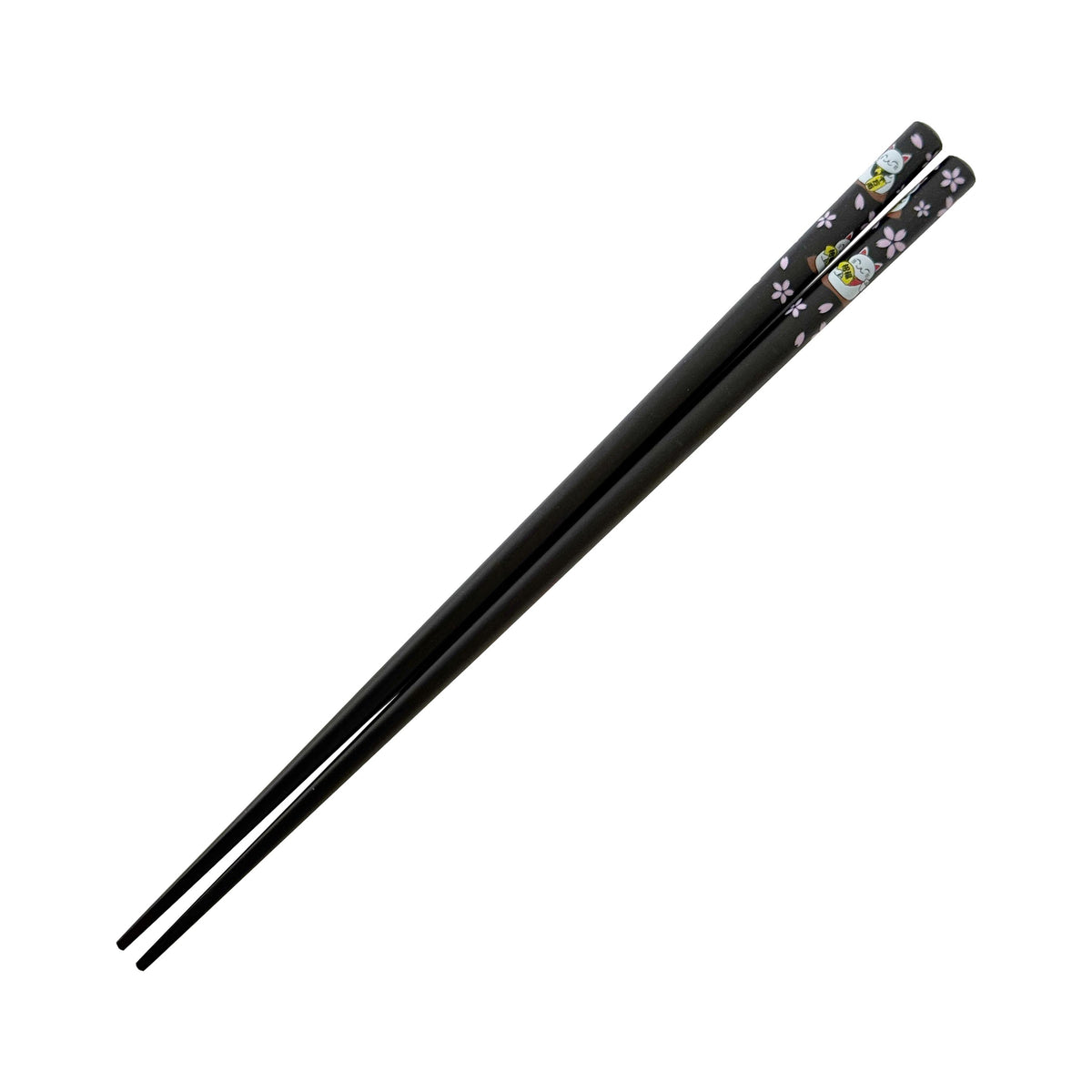 Tanaka Hashiten Lucky Cat Chopsticks, Assorted Colours - 22.5cm