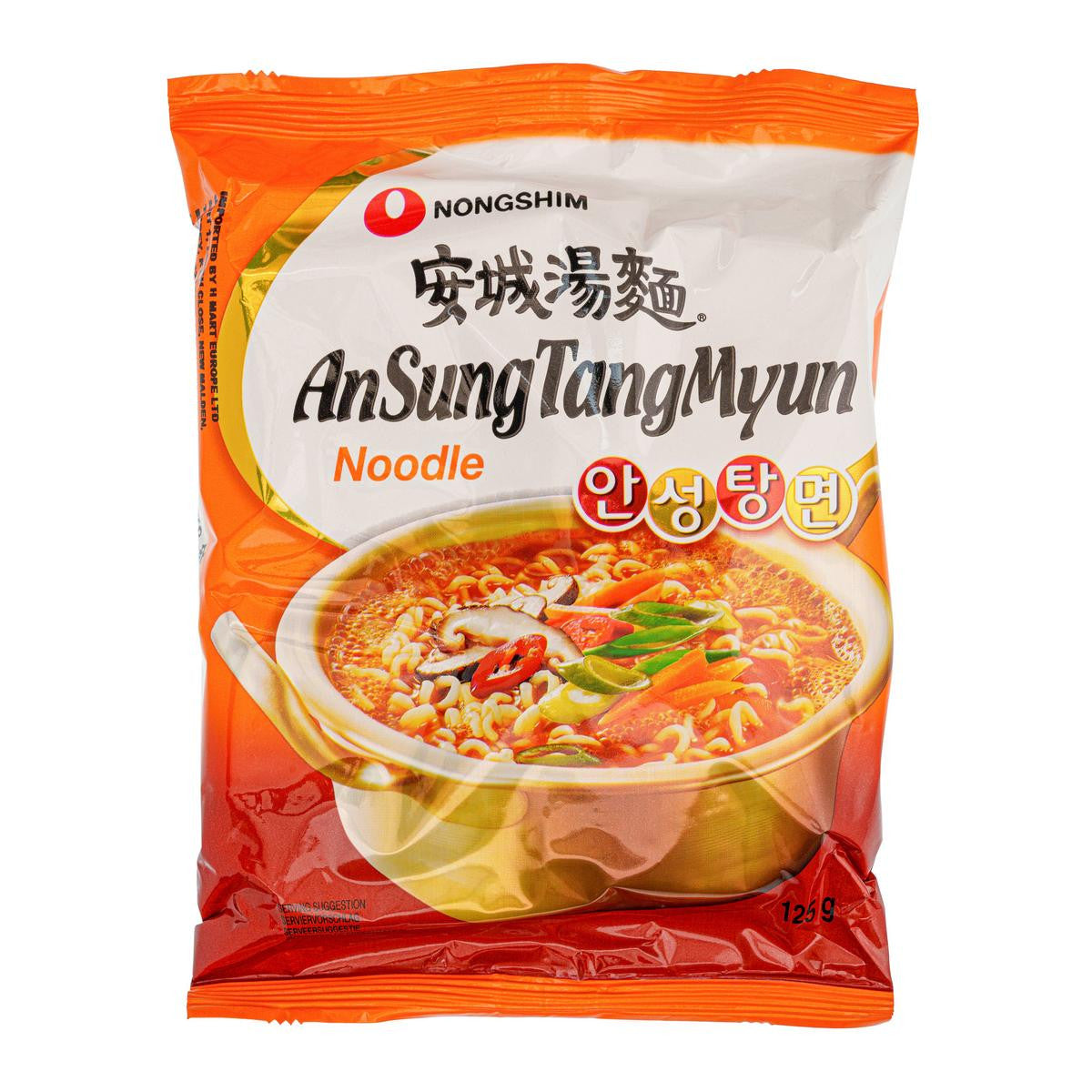 Nong shim an sung tang myun hot spicy ramen