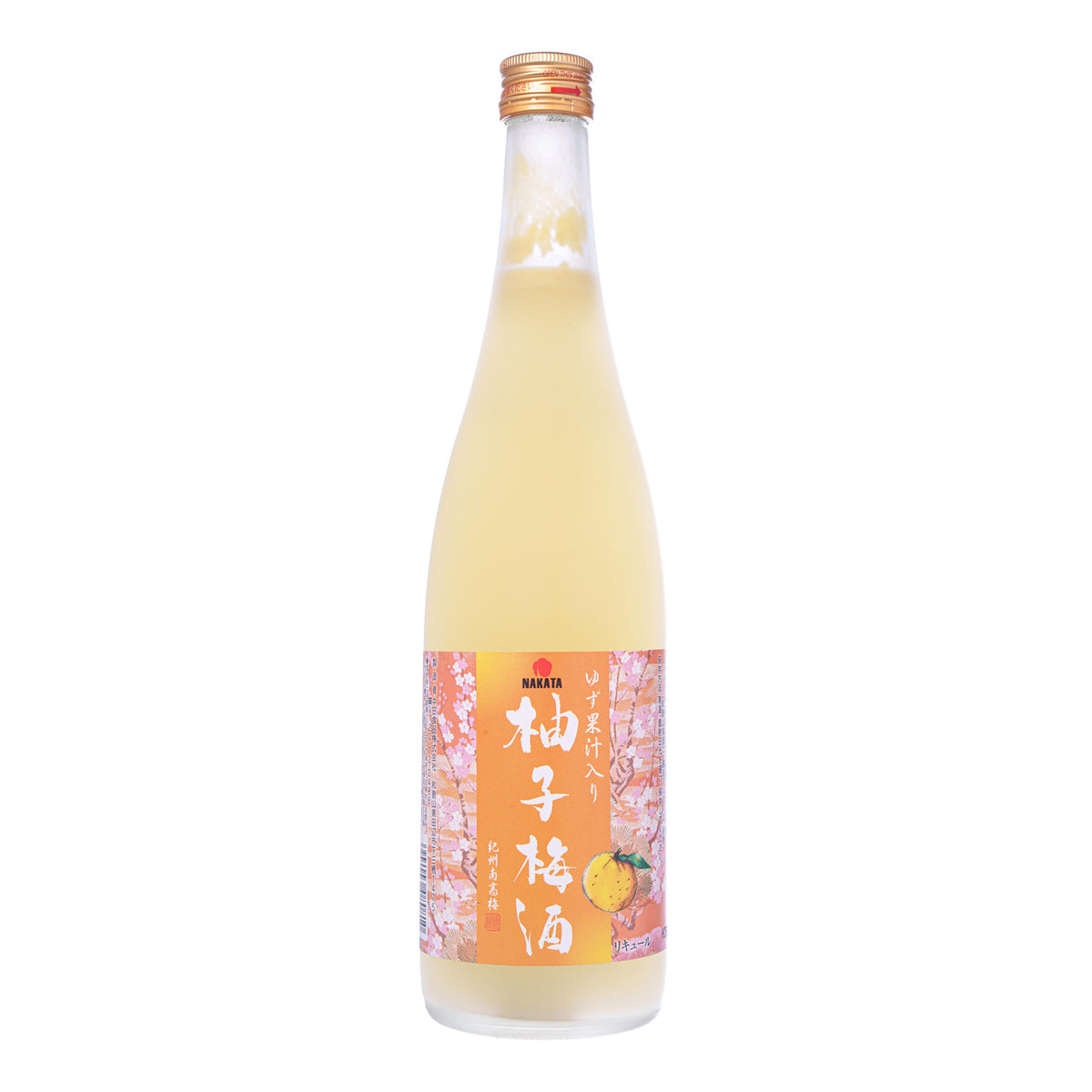 Nakatashokuhin umeshu plum wine liqueur with yuzu citrus