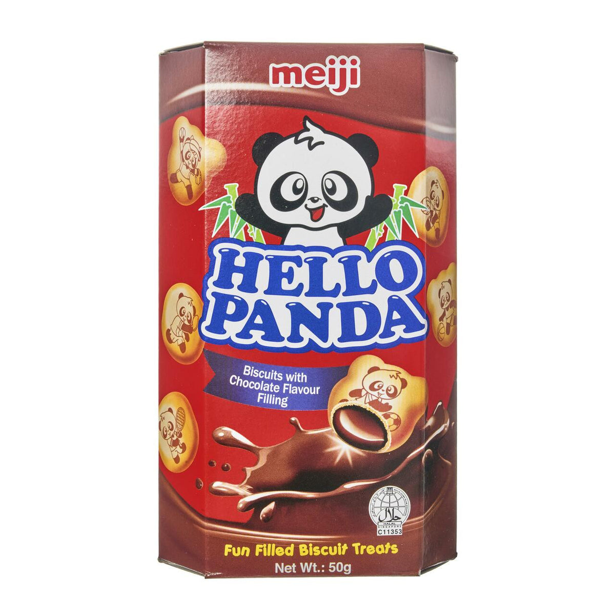 Meiji hello panda chocolate cream biscuits singaporean
