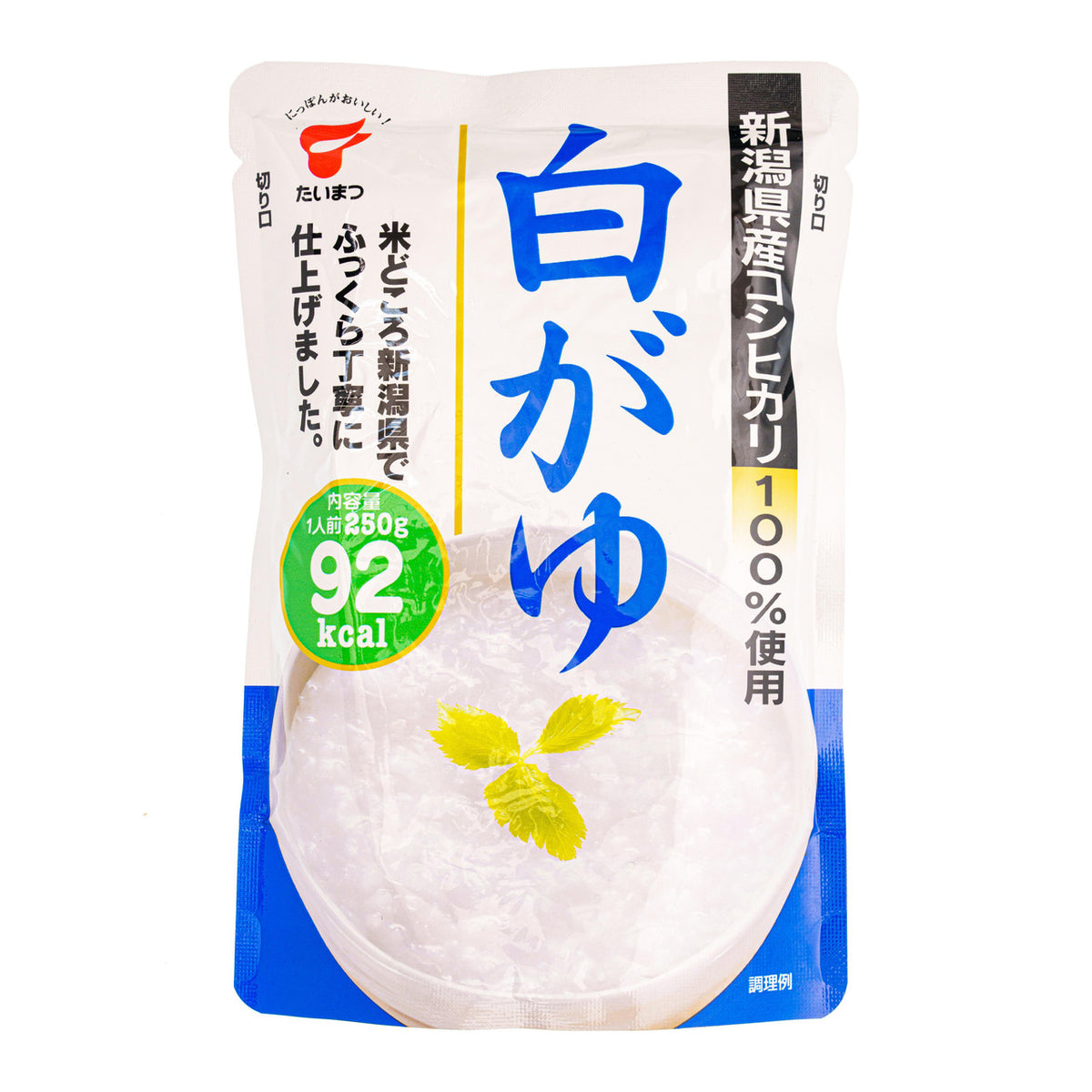 Taimatsu white rice porridge