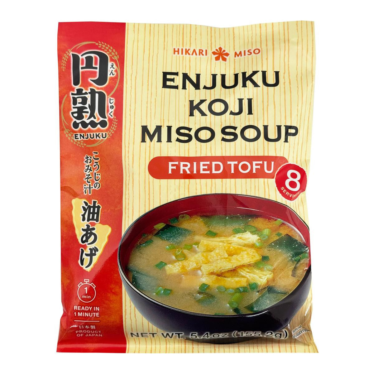 Hikari enjuku instant miso soup fried tofu